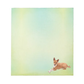 Elegant Basenji Dog Notepad ノートパッド