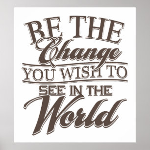 Elegant Be the Change ポスター