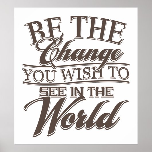 Elegant Be the Change ポスター (正面)