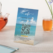 Elegant Beach Vacation Rental House wifi sign 台座サイン (インサイチュ)