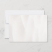 Elegant Beach Wedding RSVP Card (裏面)