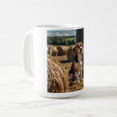 Elegant Beagle Coffee Mug コーヒーマグカップ (正面左)