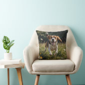 Elegant Beagle Throw Pillow クッション (椅子)