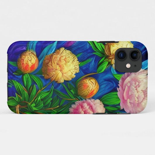 Elegant Beautiful Peony Collection Case-Mate iPhoneケース (裏面(横))