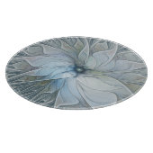 Elegant Beauty Modern Abstract Fractal Art Flower カッティングボード (角)