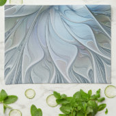 Elegant Beauty Modern Abstract Fractal Art Flower キッチンタオル (折り畳み)