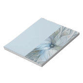 Elegant Beauty Modern Abstract Fractal Art Flower ノートパッド (回転)