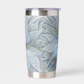 Elegant Beauty Modern Abstract Fractal Art Flower 保温保冷タンブラー (左面)