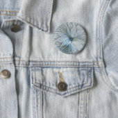 Elegant Beauty Modern Abstract Fractal Art Flower 缶バッジ (インサイチュ)