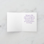 Elegant Beginnings カード (内部)