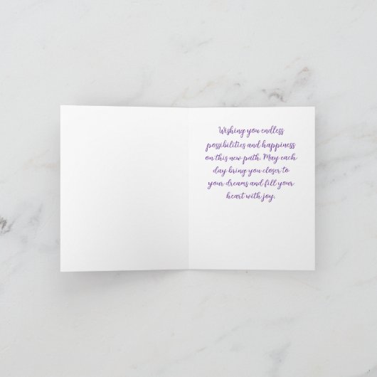 Elegant Beginnings カード (内部)