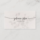 Elegant Beige Business Card 名刺 (正面)