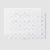 Elegant Beige Calligraphy ベラム紙招待状 (オフセット (招待状))