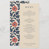 Elegant Beige Menu Template メニュー (正面/裏面)