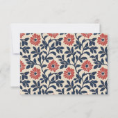 Elegant Beige RSVP Card (裏面)