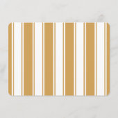 Elegant Beige Stripes エンクロージャーカード (裏面)