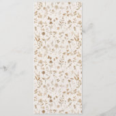 Elegant Beige Typographic Menu メニュー (裏面)