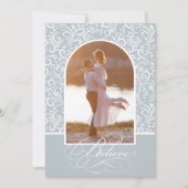 Elegant Believe Christmas Photo シーズンカード (正面)