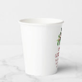 Elegant Berries Christmas Botanical Simple 紙コップ (右)
