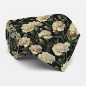 Elegant Best Man Carnation Floral ネクタイ (ロール)