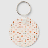 Elegant Best Mom Ever Boho Keychain Mom Gift キーホルダー (裏面)