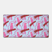 Elegant birds Pattern Desk Mat デスクマット (正面)