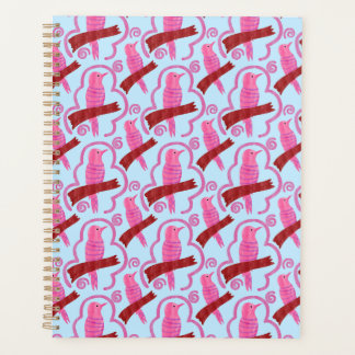 Elegant birds Pattern Spiral Planner プランナー手帳
