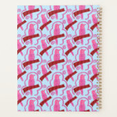 Elegant birds Pattern Spiral Planner プランナー手帳 (裏面)