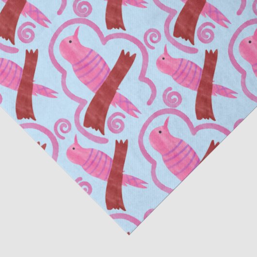 Elegant birds Pattern Tissue Paper 薄葉紙 (詳細)