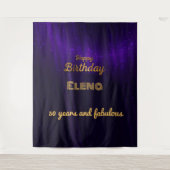 Elegant Birthday  タペストリー (正面)