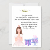 Elegant Birthday Card for Her – Personalized Greet マグネット招待状 (正面)