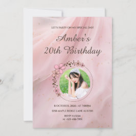 Elegant Birthday Invitation_Fresh Look Invitation 招待状