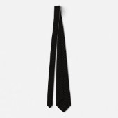 Elegant Black and Gold Diamond Tie ネクタイ (裏面)
