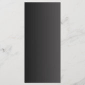 Elegant Black and Gold Wedding Menu メニュー (裏面)