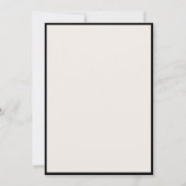 Elegant Black and Ivory Old Money Wedding セーブザデート (裏面)