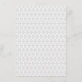 Elegant Black and White Art Deco Style メニュー (裏面)