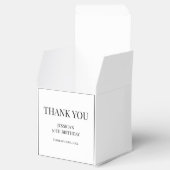 Elegant Black and White Bow 30th Birthday Party フェイバーボックス (オープン)