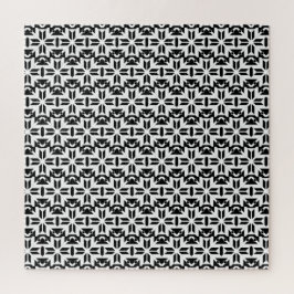 Elegant Black and White Geometric Pattern ジグソーパズル