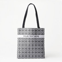 Elegant Black and White Geometric Pattern