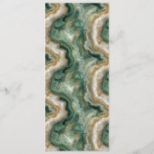 Elegant Black and White Serif Wedding Menu メニュー (裏面)