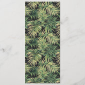 Elegant Black and White Serif Wedding Menu メニュー (裏面)