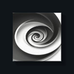 Elegant Black and White Spiral Abstract Design, キャンバスプリント<br><div class="desc">Add a touch of sophistication to your space with this elegant black and white spiral abstract design, featuring a captivating hypnotic effect. The perfect combination of modern minimalist art and optical illusion, ideal for enhancing home decor, canvas prints, posters, and more. This design brings a sense of depth and movement,...</div>