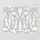 Elegant Black Bow Bridal Shower Recipe (裏面)