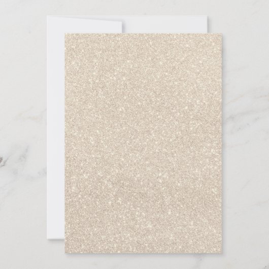 Elegant Black Bow Pearls Bridal Shower Invitation 招待状 (裏面)