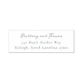 Elegant Black Calligraphy セルフインキングスタンプ (デザイン)