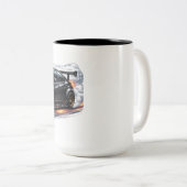 Elegant Black Car Mug ツートーンマグカップ (正面右)