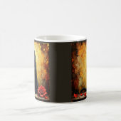 Elegant Black Cat コーヒーマグカップ (中央)