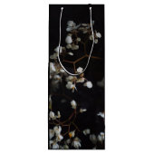 Elegant Black Floral ワインギフトバッグ (裏面)