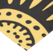 Elegant Black Gold Ethnic Floral Tablecloth テーブルクロス (アングル)