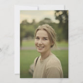 Elegant Black Gold Glitter 31st Birthday Photo 招待状 (裏面)